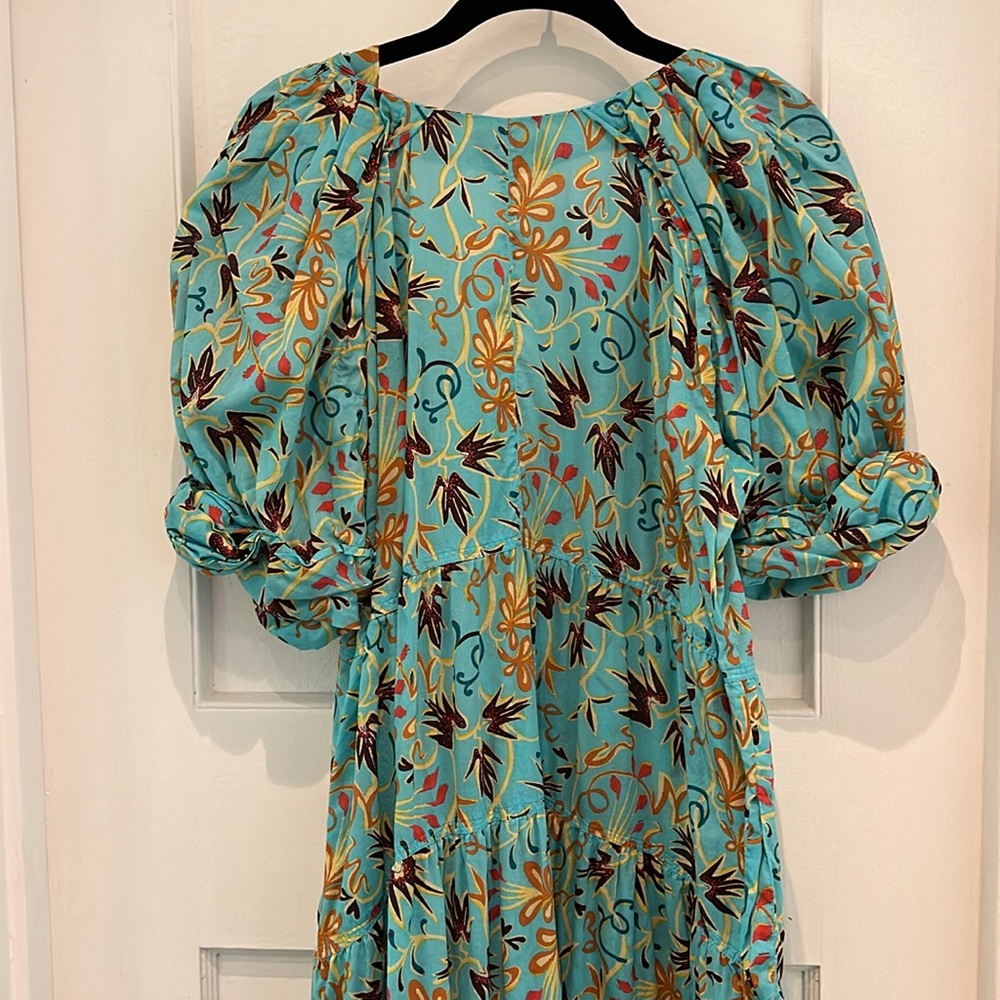 A L C cotton midi dress with pockets. 10 - Picture 4 of 5